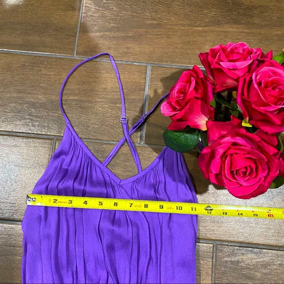 Guess Lavender High/Low Ruffle Dress (size XS)🌹 - Picture 9 of 11
